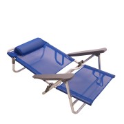 Spiaggina mare pieghevole Palau blu sdraio