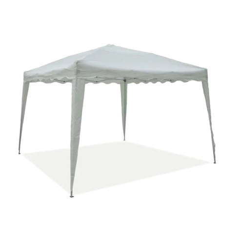 Gazebo giardino estensibile 3x4m bianco