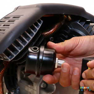 Compressore ad aria coassiale 100L 2200W 3HP lubrificato 2