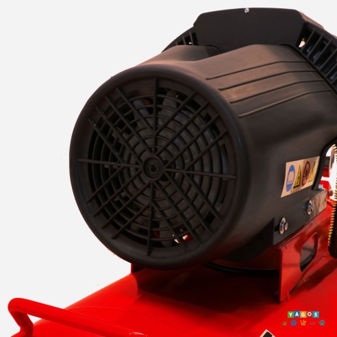 Compressore ad aria coassiale 100L 2200W 3HP lubrificato raffreddamento