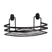 Mensola angolare 1 ripiano acciaio nero Cover Black