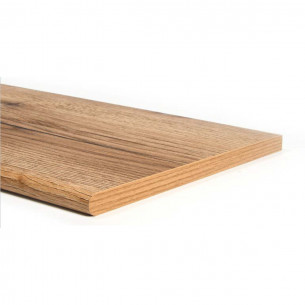 Mensola legno stondata rovere rustico Kimspace Kimono