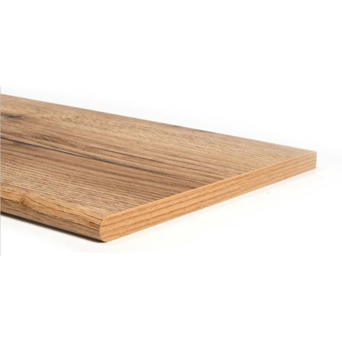 Mensola legno stondata rovere rustico Kimspace Kimono