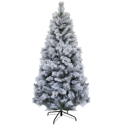 Albero di Natale innevato Des Alpes 210 cm Flora