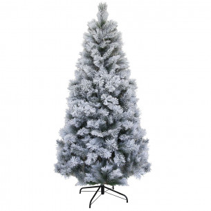 Albero di Natale innevato Des Alpes 240 cm Flora
