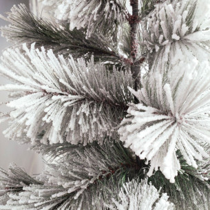 Albero di Natale innevato Des Alpes 240 cm Flora 2