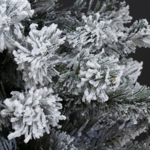 Albero di Natale innevato Tirolo 270 cm Domus dettaglio rami