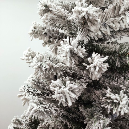 Albero di Natale innevato Tirolo 270 cm Domus dettaglio rami