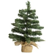 Albero di Natale Pinetto con base in juta 45 cm Flora