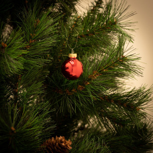 Palline di Natale in vetro multicolor Ø 4 cm da 12 pz 2