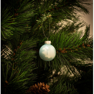 Palline di Natale in vetro multicolor Ø 6 cm confezione da 10 pezzi 2