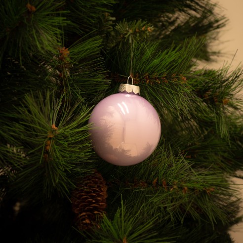 Palline di Natale in vetro multicolor...