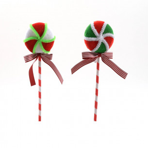 Decorazione Candy H32 cm assortito Mercury