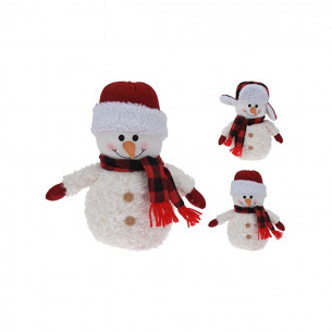 Fermaporta pupazzo di neve 25 cm H&S Collection