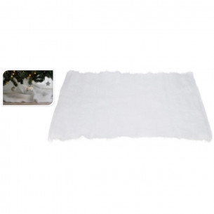 Tappeto di Natale effetto neve 100x100 cm H&S Collection