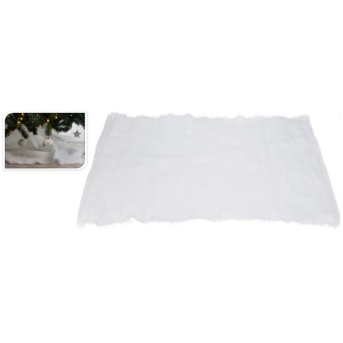 Tappeto di Natale effetto neve 100x100 cm H&S Collection