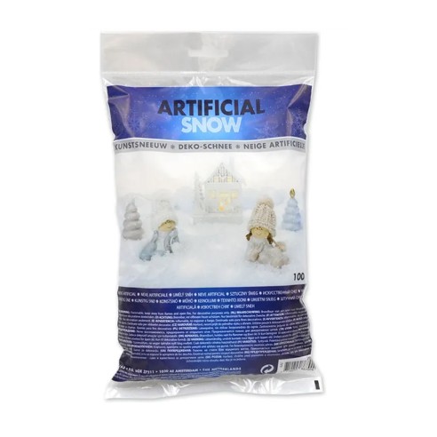 Neve artificiale per presepe albero di Natale confezione 100 g H&S Collection