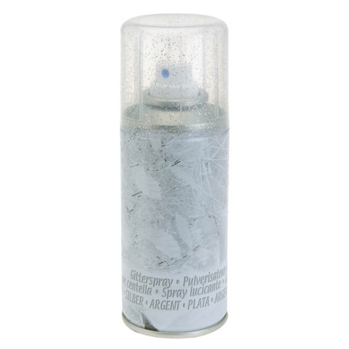 Spray argento glitter per decorazioni natalizie 150 ml H&S Collection