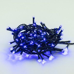 Luci di Natale 100 LED blue 8 funzioni 5 m Domus Light