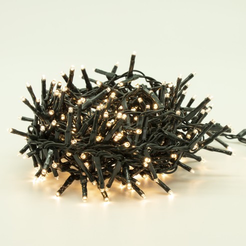 Luci di Natale 240 LED bianco caldo 8 funzioni 12 m Domus Light