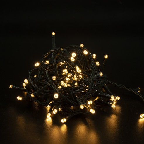 Luci di Natale 240 LED bianco caldo 8 funzioni 12 m Domus Light