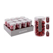 Confezione di sonagli, campanelle di Natale misure assortite rosso H&S Collection