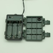 Luci di Natale a batteria con timer cavo verde 180 LED multicolor 8 funzioni 9 m Domus Light