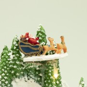 Villaggio di Natale musicale con luci e treno Domus