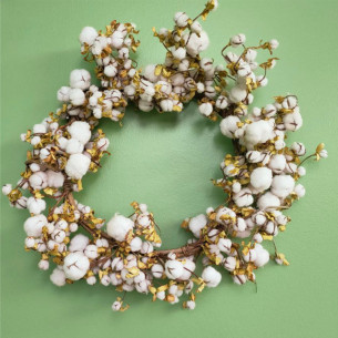 Corona di Natale effetto vimini Ø 45 cm Domus