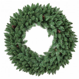 Corona di Natale con pigne Ø 55 cm Flora