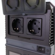 Generatore solare portatile power bank PSG1000 5V-12V-220V prese