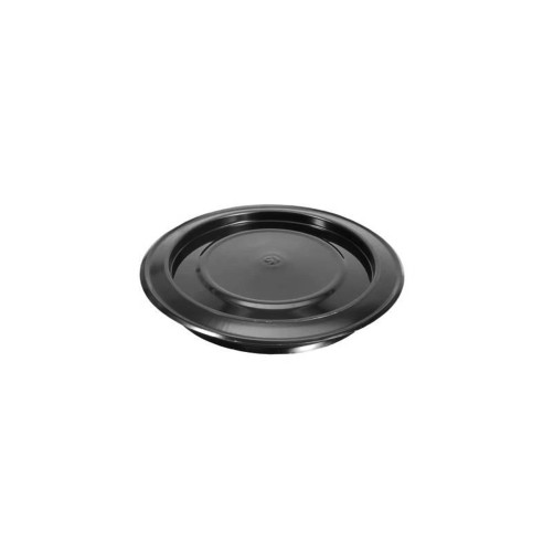 Rosone smaltato nero lucido stufa legna monoparete acciaio 0,6 mm
