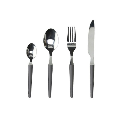 Servizio posate acciaio Zen 24pz antracite Tognana