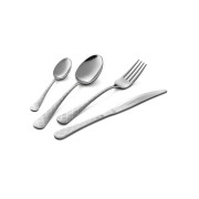 Servizio posate acciaio Oxford Damask 24pz Eme Posaterie