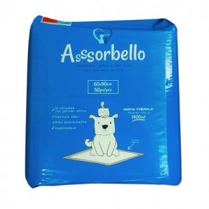 Tappetini igienici per cane Assorbello 60x90cm 50 traverse