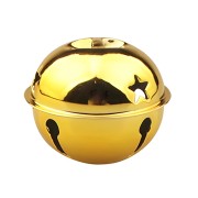 Confezione di sonagli, campanelle di Natale oro misure assortite