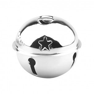Confezione di sonagli, campanelle di Natale argento misure assortite 2
