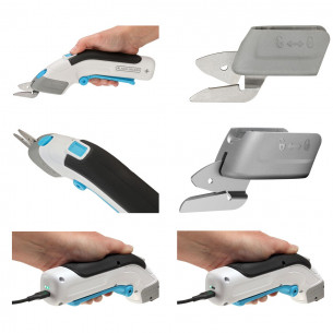 Forbici elettriche a batteria 3,6V Black+Decker BCSC115-XJ caricatore USB 2