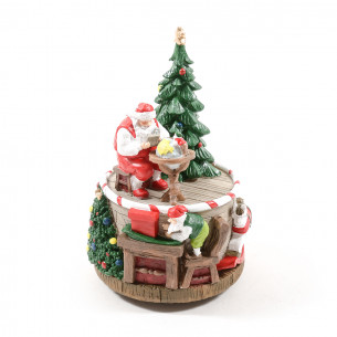 Carillon Babbo Natale in resina H 13,5 cm  Mercury
