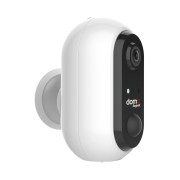 Videocamera da esterno a batteria FullHD dom-E Wi-Fi 1080p microfono vivavoce micro SD Beghelli 60022
