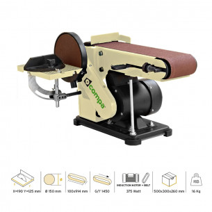 Levigatrice a nastro con disco Compa BS 100/150 2