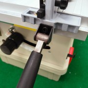 Banco sega con aspirazione incorporata TS 165 DC chiusura guida