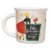 Set 4 tazzine caffè 90 ml Miss Christmas Villa d'Este