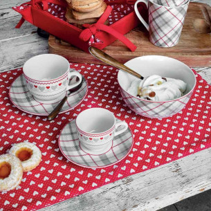 Set 6 tazzine the con piattino Brunico 2