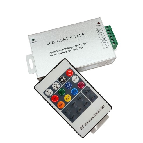 Controller RGB con telecomando 12 V per strisce LED RGB