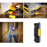 Valigetta porta minuteria organizer short master light Stanley STST1-70720