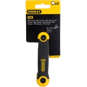 Set 9 chiavi maschio brugola esagonale in pollici Stanley 2-69-265