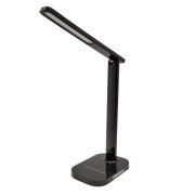 Lampada da scrivania touch nero dimmerabile 44 LED 7W 3000-6500K Domus Light DEA5016