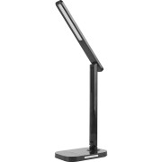 Lampada da scrivania touch nero dimmerabile 44 LED 7W 3000-6500K Domus Light DEA5016