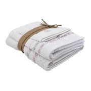 Set asciugamani in cotone Blanche rosa 3pz Saniplast